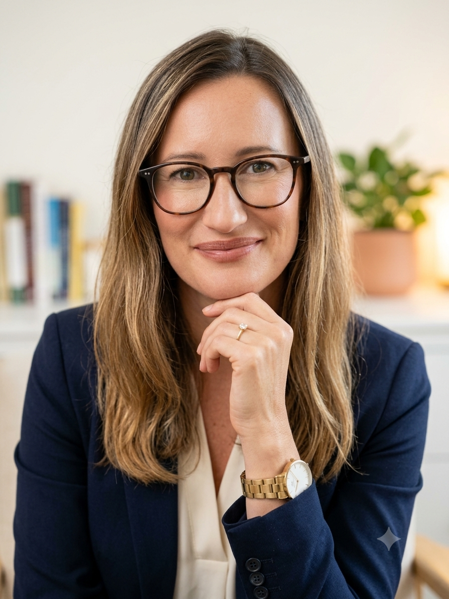 Marta Piotrowska w gabinecie